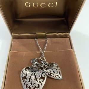 Authentic Vintage Gucci Heart Necklace
